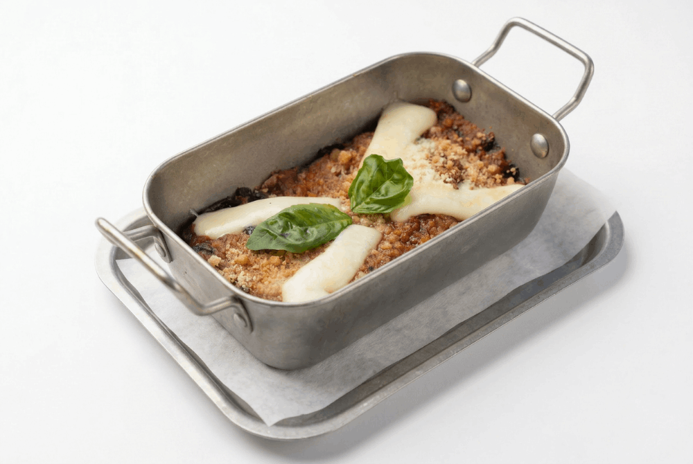 Scrigno di parmigiana di melanzane